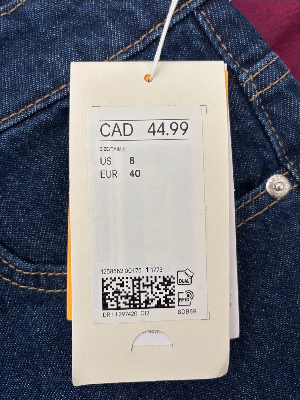 H&M Blue Denim Women's Bermuda Shorts - Picture 2 of 2